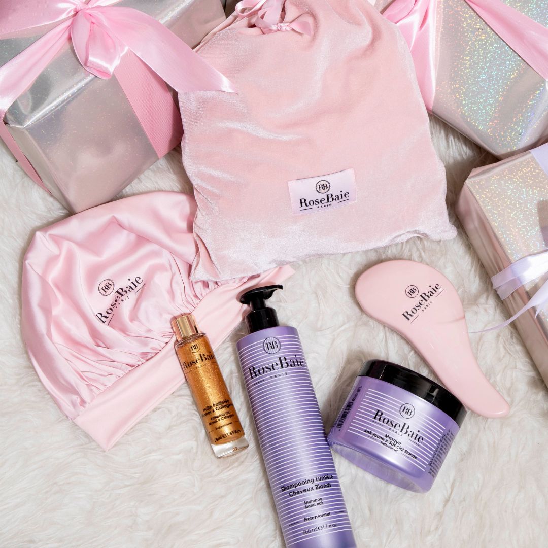 COFFRET CADEAU ROSEBAIE : GAMME CHEVEUX BLONDS, GRIS ET BLANCS