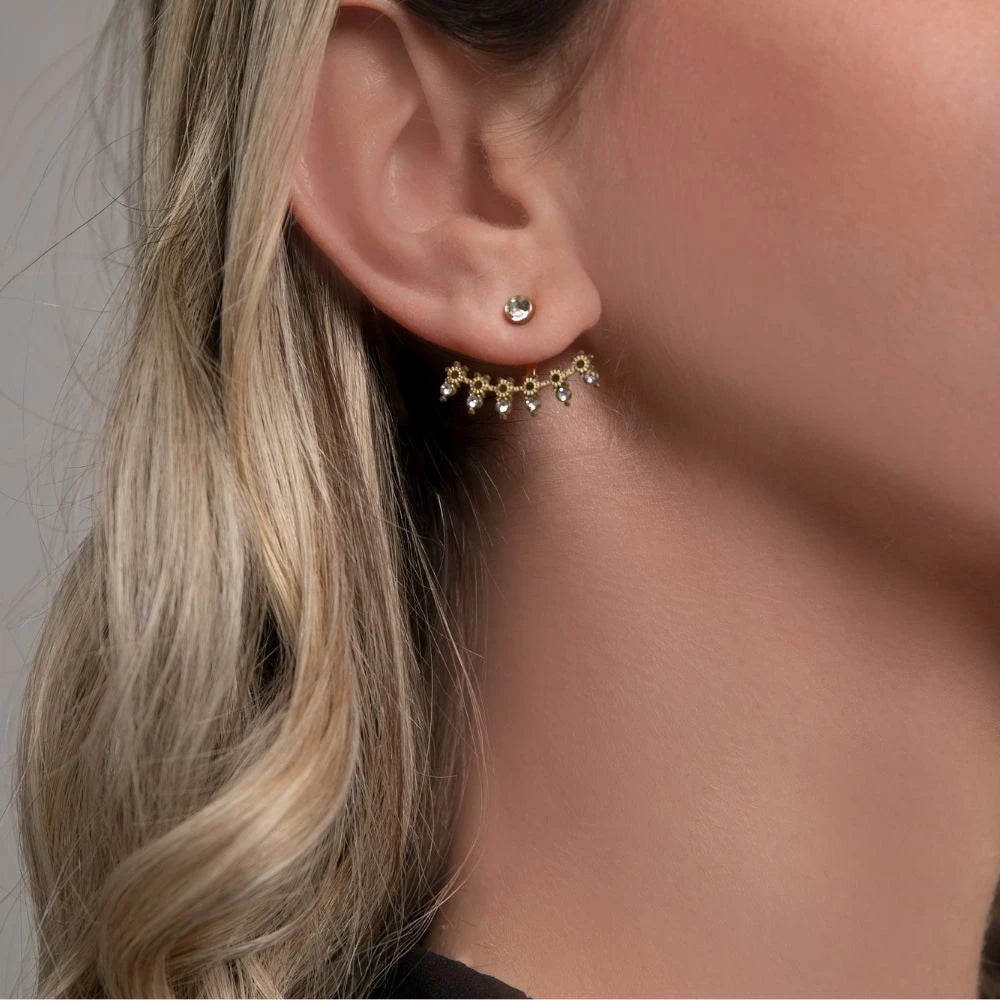 BOUCLES D'OREILLES EN ACIER INOXYDABLE